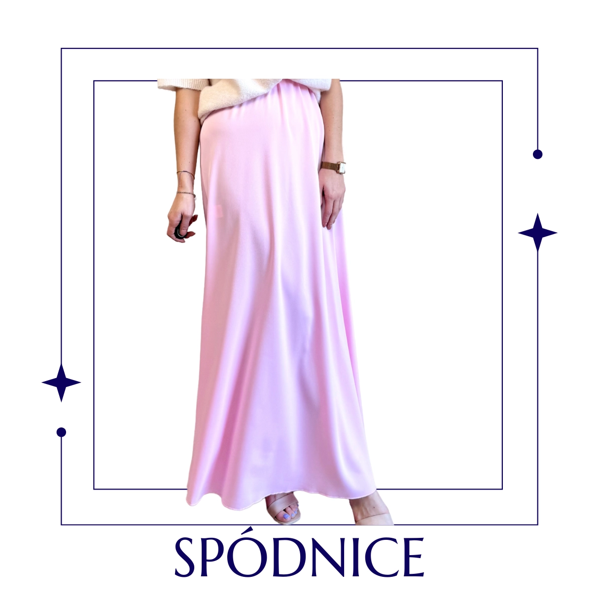 butik online kategoria spódnice midi satynowe