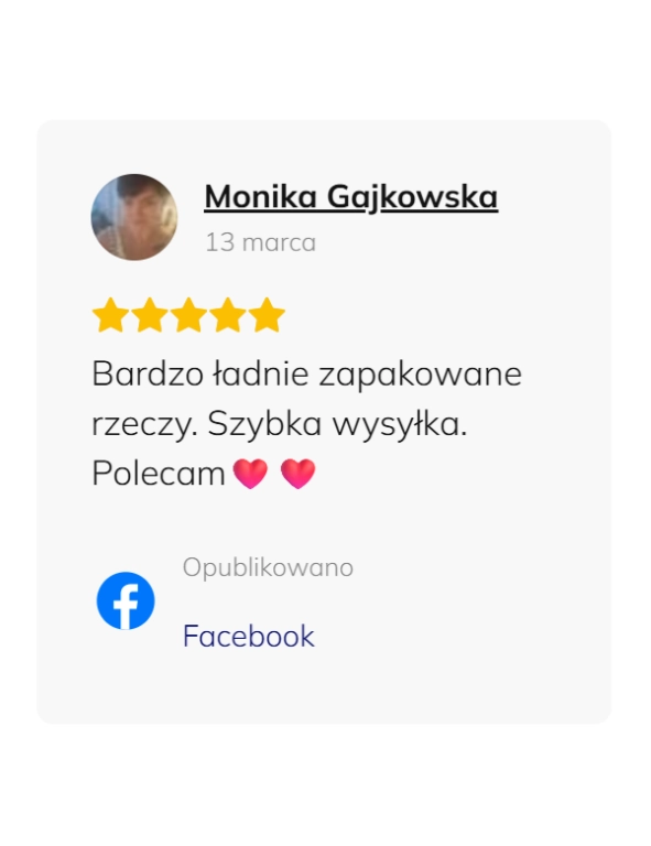 opinia z aplikacji facebook