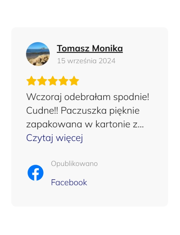 opinia z aplikacji facebook